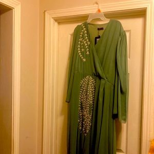 This beautiful Number one green church dress